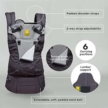 LÍLLÉbaby Complete All Seasons Carrier for Newborns to Toddlers