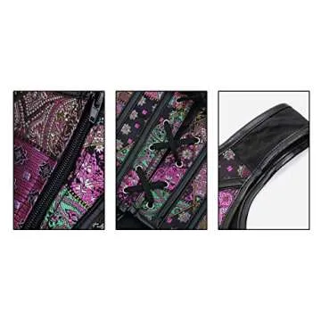 Kimring Gothic Retro Corset – Perfect for Costume Events