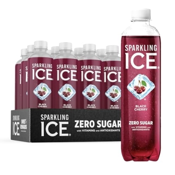 Enjoy Sparkling Ice Black Cherry Flavored Water
