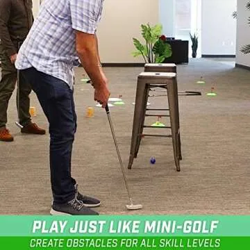 GoSports Pure Putt Challenge Mini Golf Game Experience