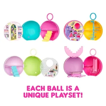 Mini LOL Surprise Family - 3 Dolls & Ball Playset Gift