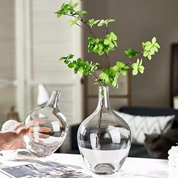 Large Decorative Glass Vases for Home Decor by Hewory