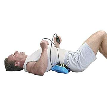 Posture Pump® Low Back Pain Relief | At Home Back Decompression Device | Comfortable Lumbar Spine Disc Hydrator® (Elliptical Back Rocker™ Model 2000)