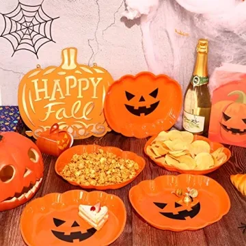 Halloween Party Serving Trays Set of 24 - Fun & Durable