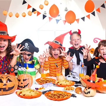 Halloween Party Serving Trays Set of 24 - Fun & Durable