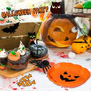 Halloween Party Serving Trays Set of 24 - Fun & Durable