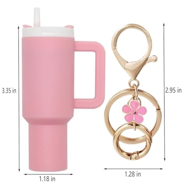 Stylish Mini Tumbler Keychain for Women and Girls