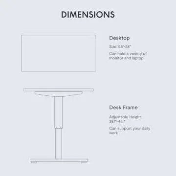 Flexispot EN1 Standing Desk - Electric Height Adjustable