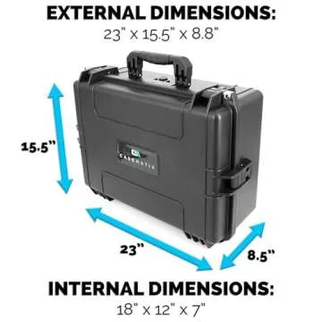 Casematix Mixer Carry Case - Yamaha MG12XU Compatible