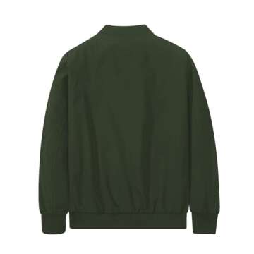 XiaoYouYu Men's Bomber Jacket - Fashionable Lightweight Windbreaker for Every Occasion