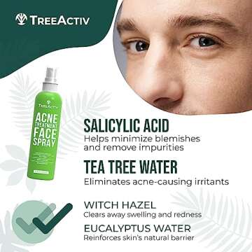 Effective Acne Treatment Face Spray with Witch Hazel & Salicylic Acid