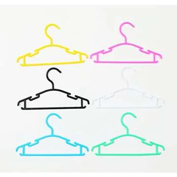 120 Pack Durable Baby Clothes Hangers for Kids Closet