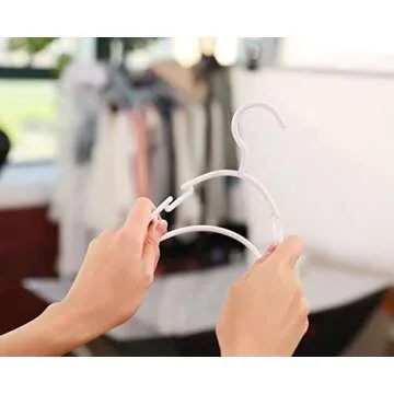 120 Pack Durable Baby Clothes Hangers for Kids Closet