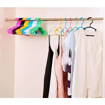 120 Pack Durable Baby Clothes Hangers for Kids Closet