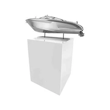 305Displays Acrylic Art Sculpture Stand Pedestal Display White 12" x 12" x 16"h