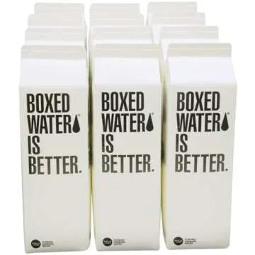 Boxed Water Is Better - 1.0 Liter Eco-Friendly Carton (12 Count)