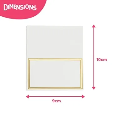 Elegant Name Place Cards for Weddings and Events