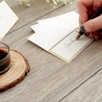 Elegant Name Place Cards for Weddings and Events