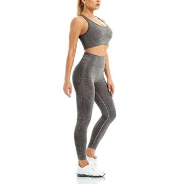 WodoWei 2 Piece Women's Workout Set for Yoga and Gym