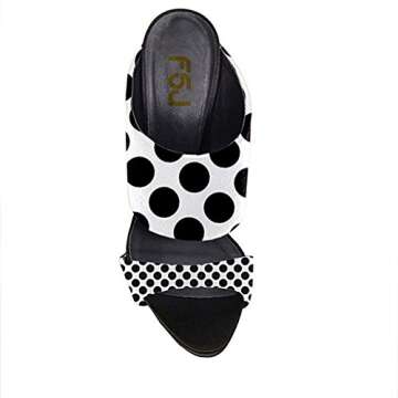 FSJ Women High Heel Mules - Elegant & Comfortable Sandals