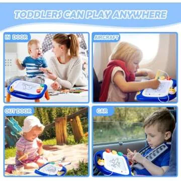 vusum Toddler Toys,Toys for 1 2 Year Old Boys Girls,Magnetic Drawing Doodle Board Kids Toys Etch A Pad Sketch,Educational Learning Toy for Age 1 2 3 4 Boys Birthday