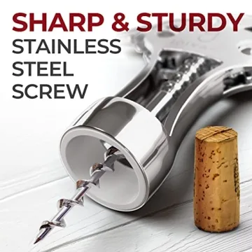 Premium Wing Corkscrew Wine Opener for Easy Use