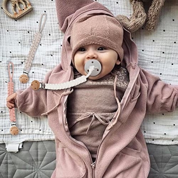 Kapihouse Pacifier Clip Set - Cute, Safe Baby Accessory