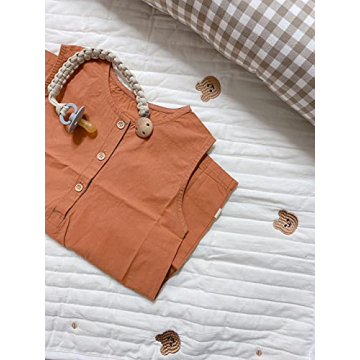 Kapihouse Pacifier Clip Set - Cute, Safe Baby Accessory