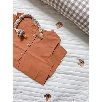 Kapihouse Pacifier Clip Set - Cute, Safe Baby Accessory