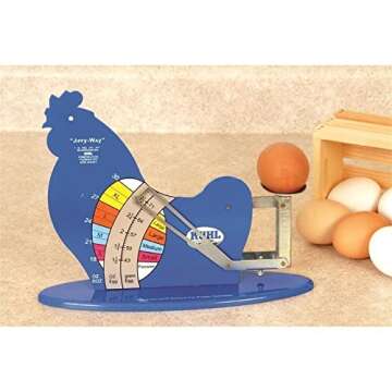 Kuhl JIFFY-III-12 Jiffy-Way Egg Grading Scale