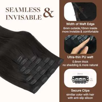 Premium GOO GOO Clip in Hair Extensions for Volume