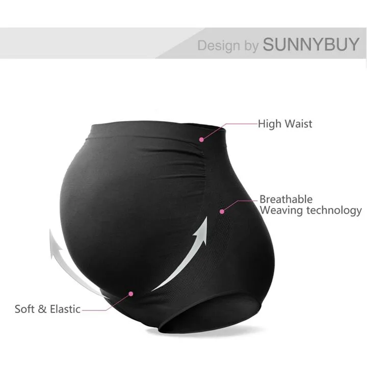 SUNNYBUY Maternity High Waist Underwear - Over Bump Comfort