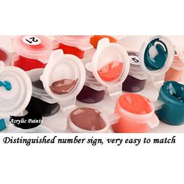 Wowdecor Paint by Numbers - Monet Sky Sea Landscape Art Kit