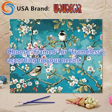 Wowdecor Paint by Numbers - Monet Sky Sea Landscape Art Kit