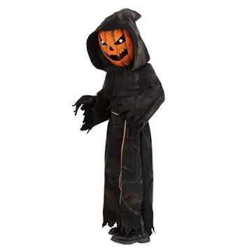 Spooktacular Fun World Pumpkin Bobble Head Costume for Kids