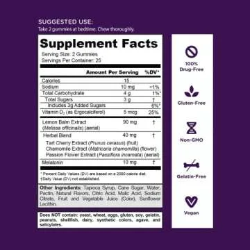 Goli Extra Strength Sleep Gummies with 10mg Melatonin - 50 Count
