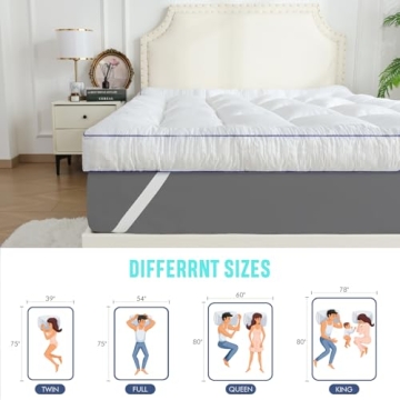 King Size Memory Foam Mattress Topper for Ultimate Comfort