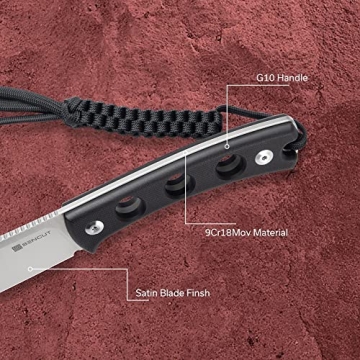 SENCUT Waxahachie Fixed Blade Knife for EDC and Outdoor