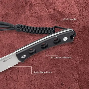 SENCUT Waxahachie Fixed Blade Knife for EDC and Outdoor