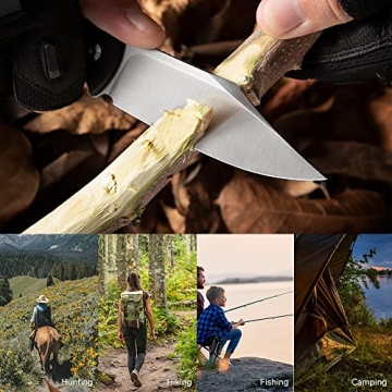 SENCUT Waxahachie Fixed Blade Knife for EDC and Outdoor