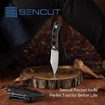 SENCUT Waxahachie Fixed Blade Knife for EDC and Outdoor