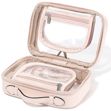 Veki Waterproof Makeup Bag TSA Approved Large Capacity