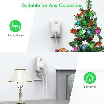 Convenient TESSAN Remote Control Outlet for Home Lighting