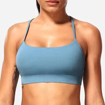 YOREO Naomi Sports Bra with Stylish Y-Back Design