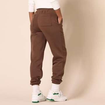 Amazon Essentials Women's Relaxed Jogger (Available in Plus Size), Deep Brown, X-Small