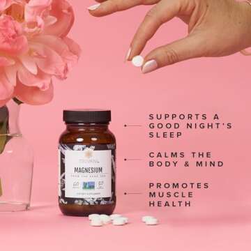 Truvani Magnesium 400mg Oxide Tablets | 60 Tablets | Supports Calm and Sleep, Healthy Bones, Muscle Health, Digestive Health | Non-GMO, Vegan Pills