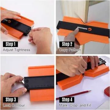 Contour Gauge with Lock for Precise DIY Projects