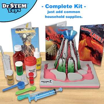 Exciting Dr. STEM Volcano Experiment Kit for Kids