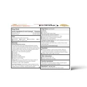 Cepacol Honey Lemon Sore Throat Lozenges - Maximum Numbing Relief