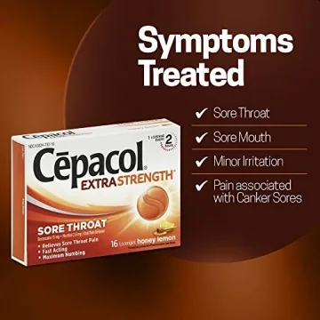 Cepacol Honey Lemon Sore Throat Lozenges - Maximum Numbing Relief